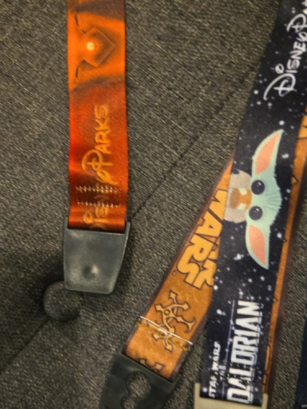 Disney Parks Lanyards with Clips StarWars Mandalorian #5 - Picture 6 of 6